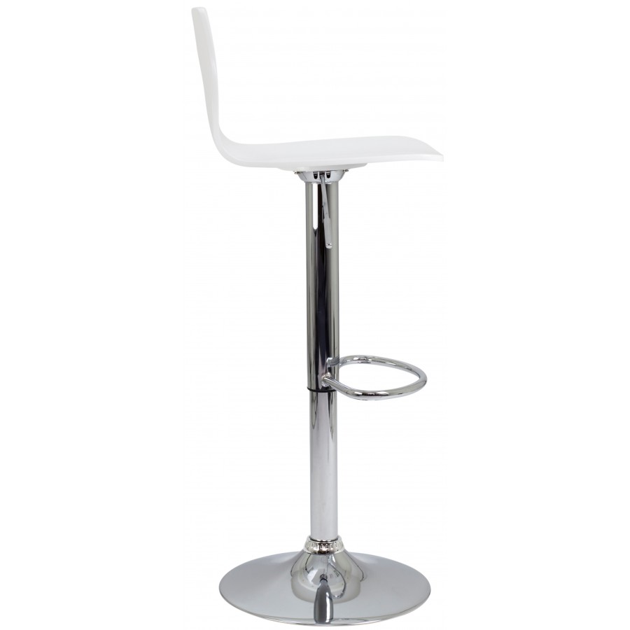 Stork Height Adjustable Wooden Bar Stool